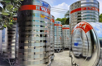 BỒN NƯỚC CÔNG NGHIỆP HWATA INOX 304 BH 12 NĂM